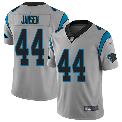 Carolina Panthers Limited Silver Men J.J. Jansen Jersey NFL Football #44 Inverted Legend